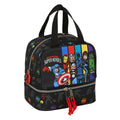 Lunchbox The Avengers Super heroes Black 20 x 20 x 15 cm