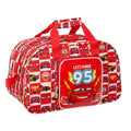 Sac de sport Cars Let's race Rouge Blanc (40 x 24 x 23 cm)