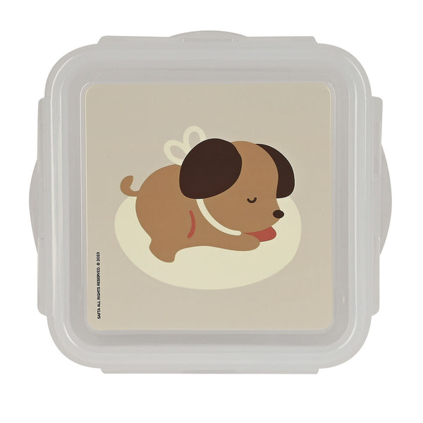 Lunch box Safta Puppy 13 x 7.5 x 13 cm Beige