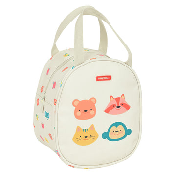 Thermal Lunchbox Safta Cabecitas 19 x 22 x 14 cm Cream