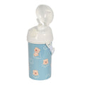 Flasche mit Deckel und Strohhalm Safta Baby bear Blau PVC 500 ml