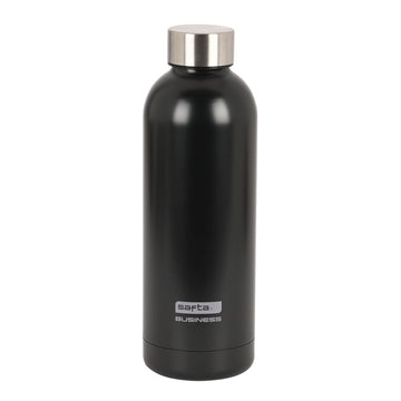 Thermoflasche aus Edelstahl Safta Black 500 ml Schwarz