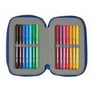 Double Pencil Case Sparkle 23/24 12,5 x 19,5 x 4 cm