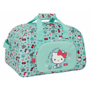 Sports bag Hello Kitty Sea lovers Turquoise 40 x 24 x 23 cm Children's