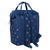 Laptop Backpack Benetton Cool Navy Blue 27 x 40 x 19 cm