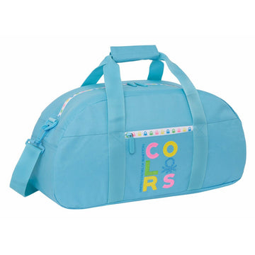 Sporttasche Benetton Spring Himmelsblau 50 x 26 x 20 cm Für Kinder