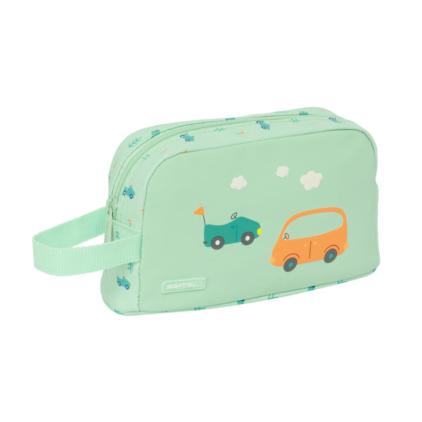 Thermal Lunchbox Safta Cars Green 21.5 x 12 x 6.5 cm