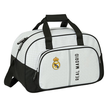 Sports bag Real Madrid C.F. 24/25 White Grey 40 x 24 x 23 cm