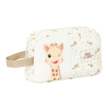 Thermischer Frühstücksträger Sophie la Girafe Beige 21,5 x 12 x 6,5 cm