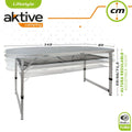 Table Piable Aktive 149 x 71,5 x 80 cm Pliable De Camping