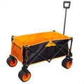 Multi-purpose Cart Aktive Orange Polyester PVC Steel 86 x 108 x 44 cm Foldable Beach
