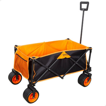 Chariot Multi-usages Aktive Orange Polyester PVC Acier 86 x 108 x 44 cm Pliable Plage