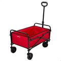 Multi-purpose Cart Aktive Red Polyester Steel 65 x 94 x 40 cm Foldable Beach