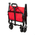 Chariot Multi-usages Aktive Rouge Polyester Acier 65 x 94 x 40 cm Pliable Plage