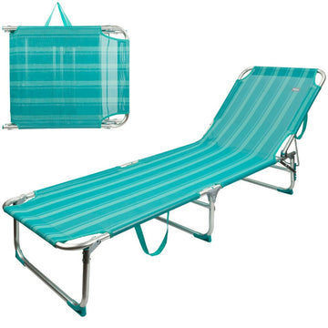 Chaise de plage Aktive 188 x 30 x 58 cm