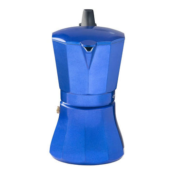 Cafetière Italienne Oroley Petra 6 Tasses Bleu Aluminium