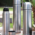 Travel thermos flask Quid Stainless steel 1 L