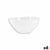 Saladier Quid Boreal Ø 14 cm Blanc verre (6 Unités) (Pack 6x)