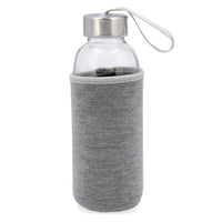 Bottle Quid Blue Grey Glass 400 ml