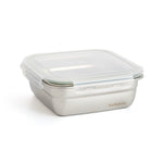 Hermetic Lunch Box Bidasoa Theo 18,3,5 x 18,3 x 6,8 cm Silver 1,2 L Metal
