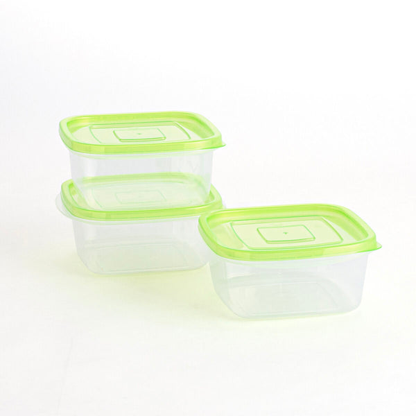 Ensemble de Boîtes à Lunch Quid Refresh 3 Pièces Vert Plastique