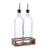 Oil and Vinegar Set Quid Naturalia Transparent Glass 550 ml