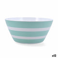 Salad Bowl Quid Atlantic Multicolour Bioplastic 25 x 12 cm (12 Units)