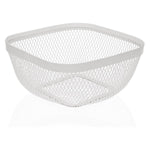 Fruit Bowl Metal Steel (26,5 x 12,5 x 26,5 cm)