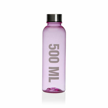 Bouteille d'eau Versa Rose 500 ml Acier polystyrène Composé 6,5 x 21,5 x 6,5 cm