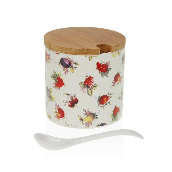 Sugar Bowl Versa Strawberry Ceramic (8 x 8 x 8 cm)