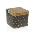 Salt Shaker with Lid Versa Ceramic Bamboo Dolomite Stars 11,7 x 11 x 11,7 cm