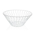 Fruit Bowl Versa White Metal Ceramic Steel 28 x 11,5 x 28 cm