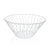 Fruit Bowl Versa White Metal Ceramic Steel 28 x 11,5 x 28 cm