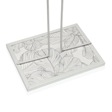 Kitchen Paper holder Versa Palm tree Metal Steel MDF Wood 16,5 x 31 x 13 cm