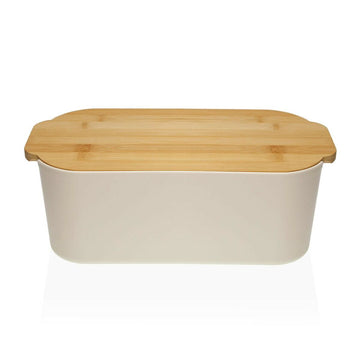 Breadbasket Versa White Bamboo polypropylene 18,5 x 12 x 33 cm