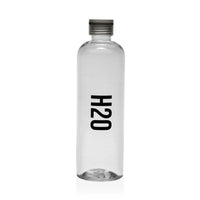 Water bottle Versa H2o Black Steel polystyrene 1,5 L 9 x 29 x 9 cm