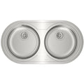 Sink with Two Basins Teka 9025 DUETTA 2C Stainless steel