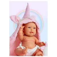 Baby Doll with Accessories Berjuan Unicorn (38 cm)