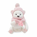 Jouet Peluche Berjuan Anireal ours polaire 35 cm