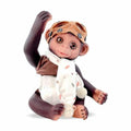 Baby Doll Berjuan Anireal 35 cm Aircraft Pilot Monkey