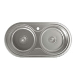 Sink with Two Basins Cata R-2