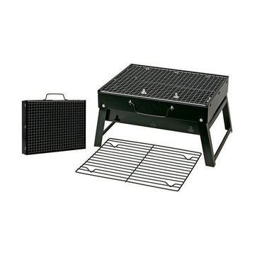 Grill Tragbarer 35 x 27 x 20 cm Schwarz