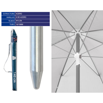 Solskærm Streifen Ø 140 cm