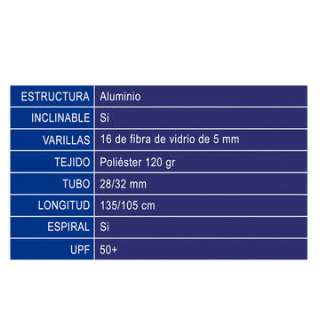 Sonnenschirm Ø 240 cm Matrose