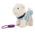 Peluche qui bouge Dog Blanc 22 cm (22 cm)