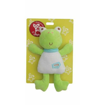 Fluffy toy Frog Green 25cm