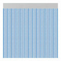 Rideau Acudam Brescia Portes Bleu Extérieur PVC Aluminium 90 x 210 cm