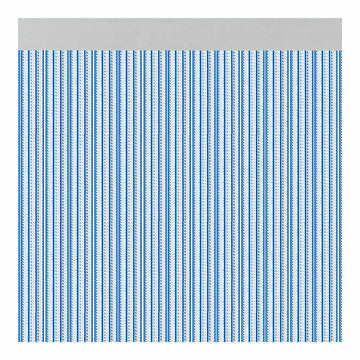 Rideau Acudam Brescia Portes Bleu Extérieur PVC Aluminium 90 x 210 cm