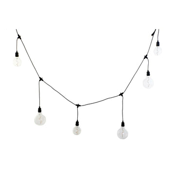 LED-Lichterkette DKD Home Decor Schwarz E27 (12 x 25 x 650 cm)