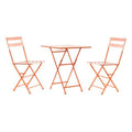 Table set with 2 chairs DKD Home Decor MB-177412 Coral 60 x 60 x 75 cm (3 pcs)